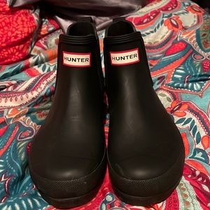 Hunter boots, Chelsea, size 8